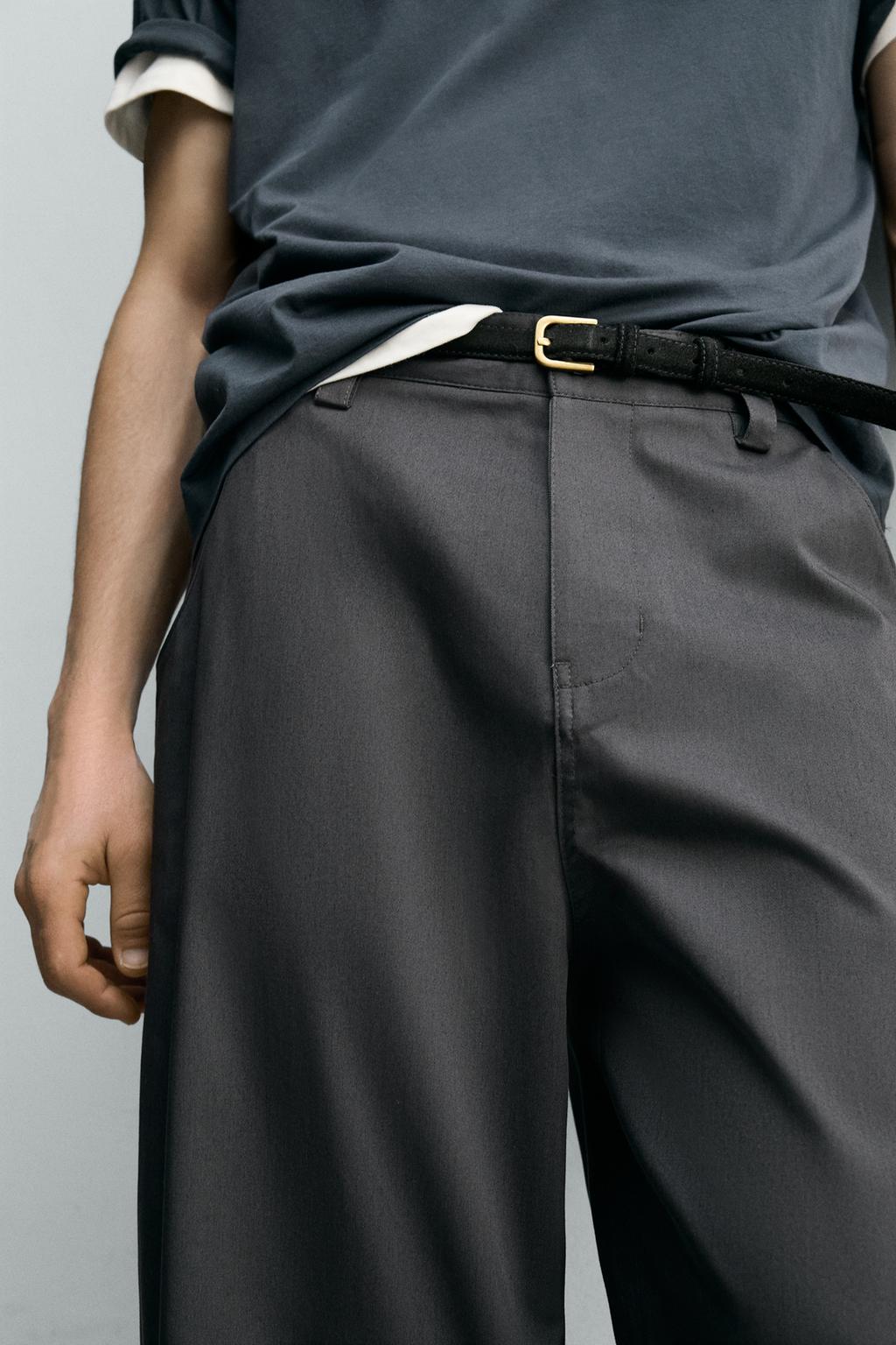 УКОРОЧЕННЫЕ БРЮКИ WIDE FIT