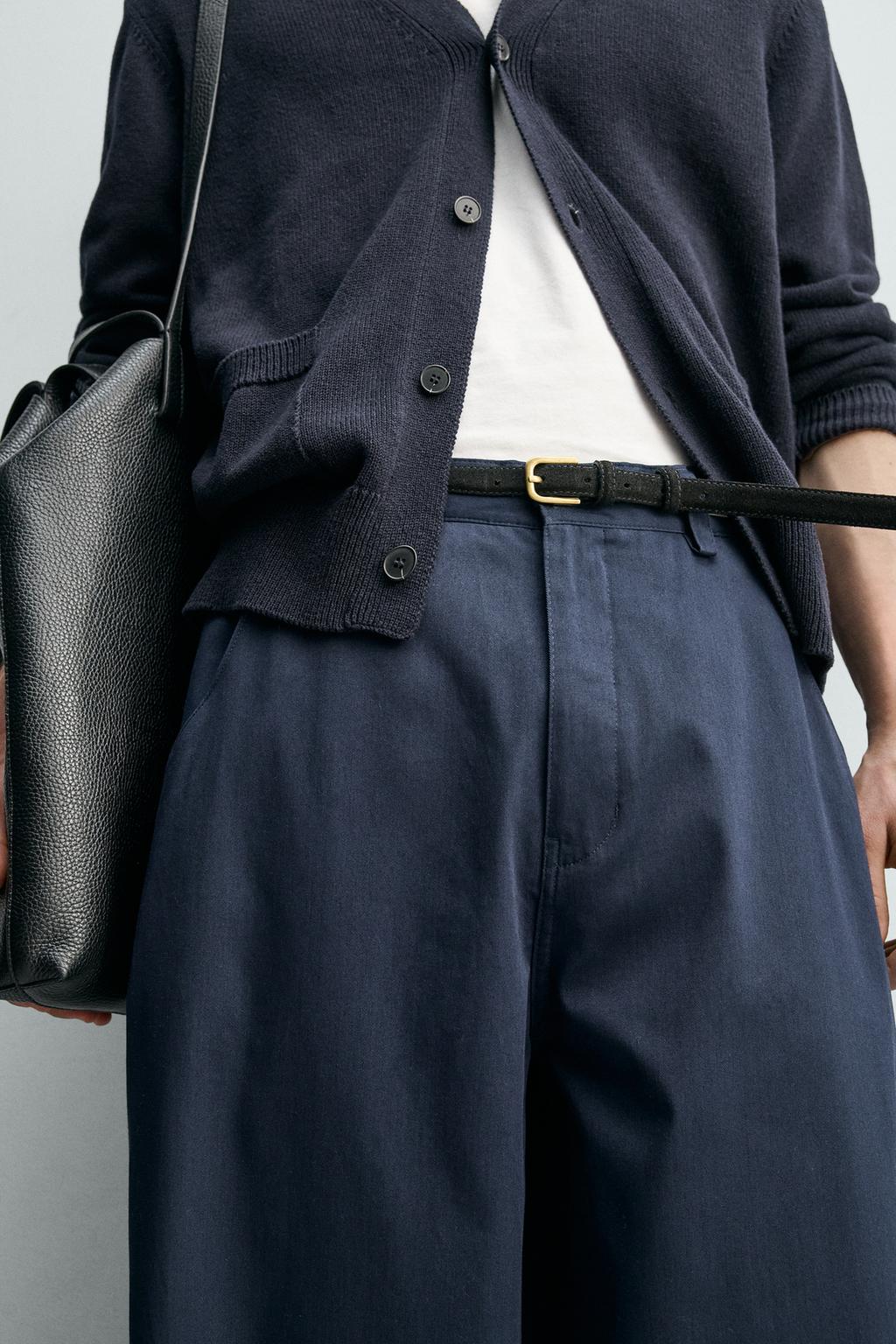 УКОРОЧЕННЫЕ БРЮКИ WIDE FIT