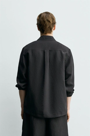 Куртка-рубашка из жаккарда в полоску- Заказать в России