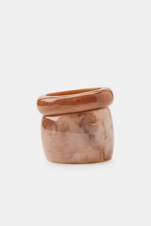 Набор из двух жестких браслетов из смолы- Заказать в России