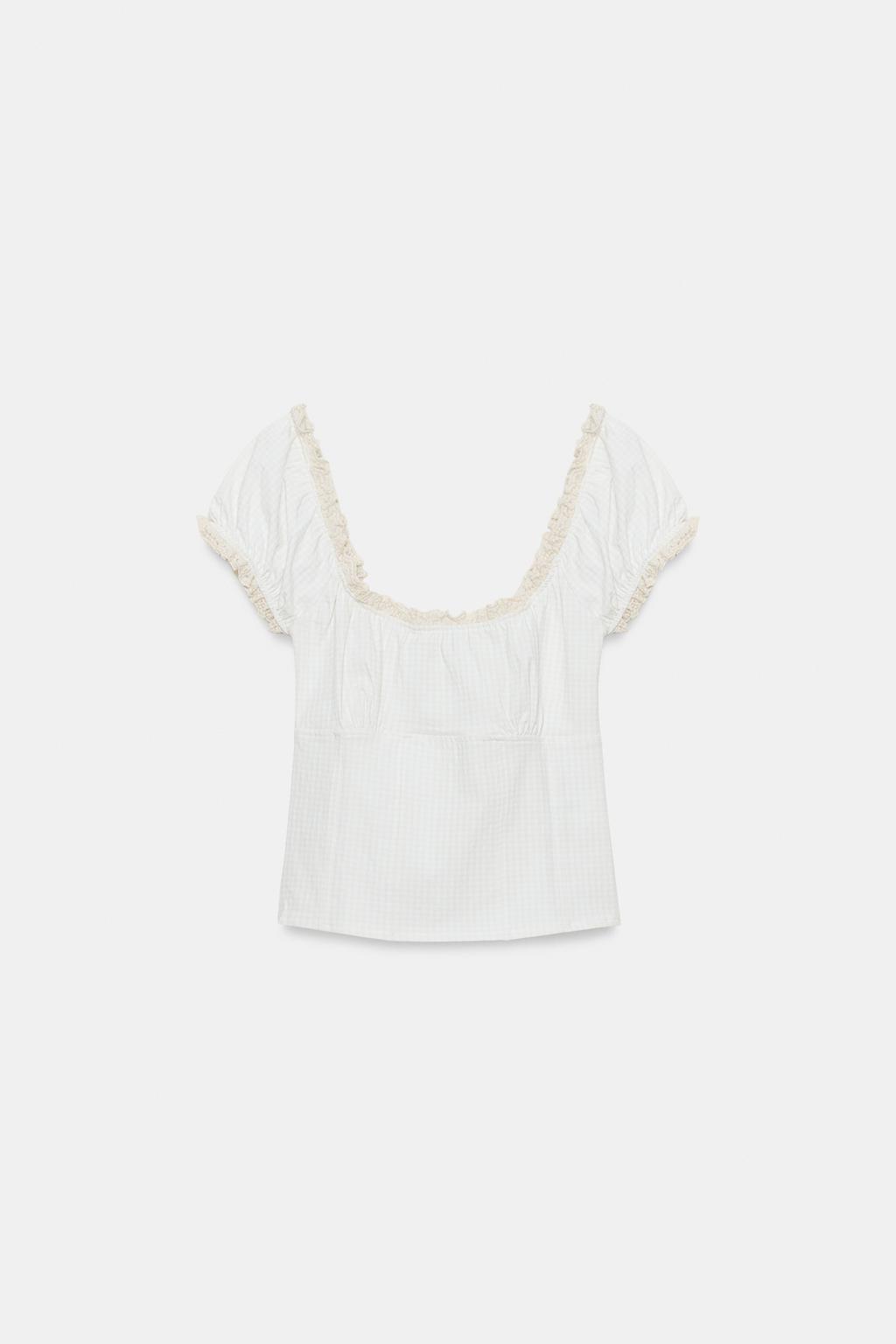 ТОП В КЛЕТКУ ВИШИ С КРУЖЕВОМ