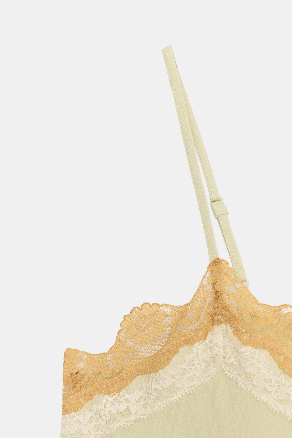 ТОП НА БРЕТЕЛЯХ С КРУЖЕВОМ — ZW COLLECTION