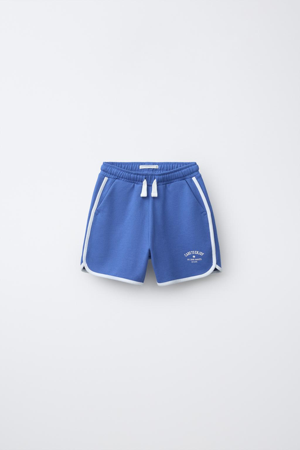 ШОРТЫ-ДЖОГГЕРЫ С КОНТРАСТНОЙ ОТДЕЛКОЙ