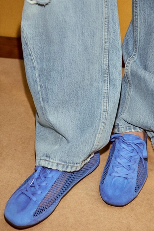 Кеды из сетчатой ткани