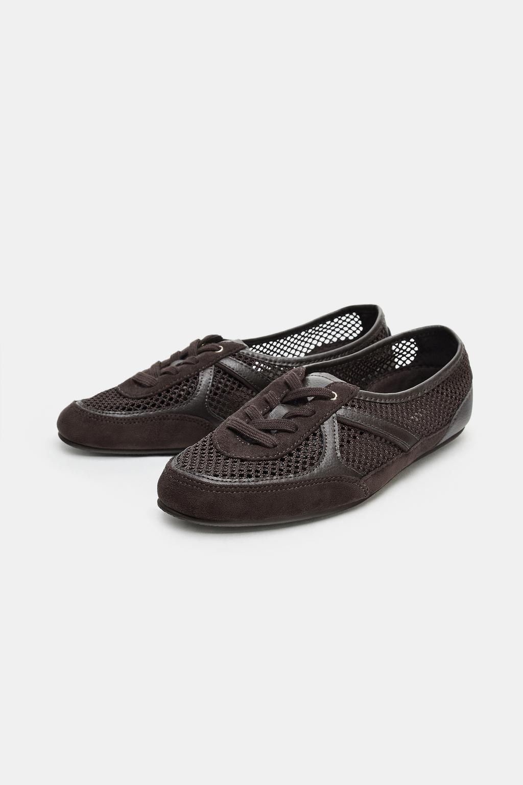 КРОССОВКИ ИЗ СЕТЧАТОЙ ТКАНИ