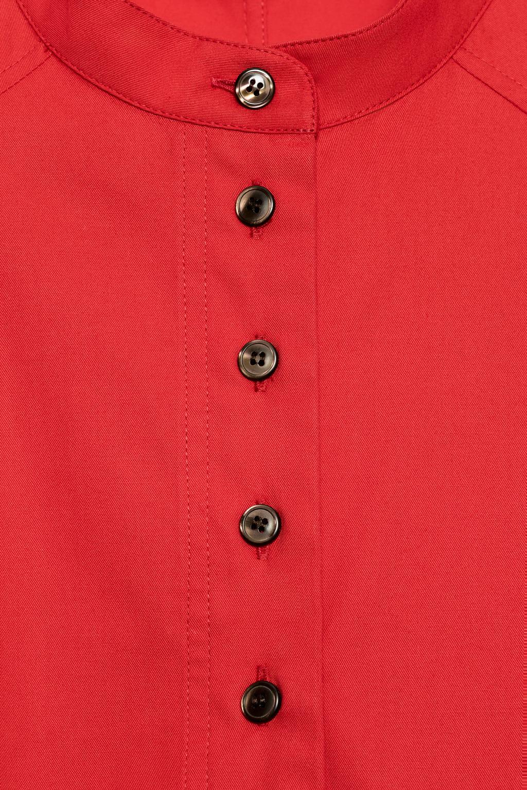 РУБАШКА С ОБЪЕМНЫМИ РУКАВАМИ ZW