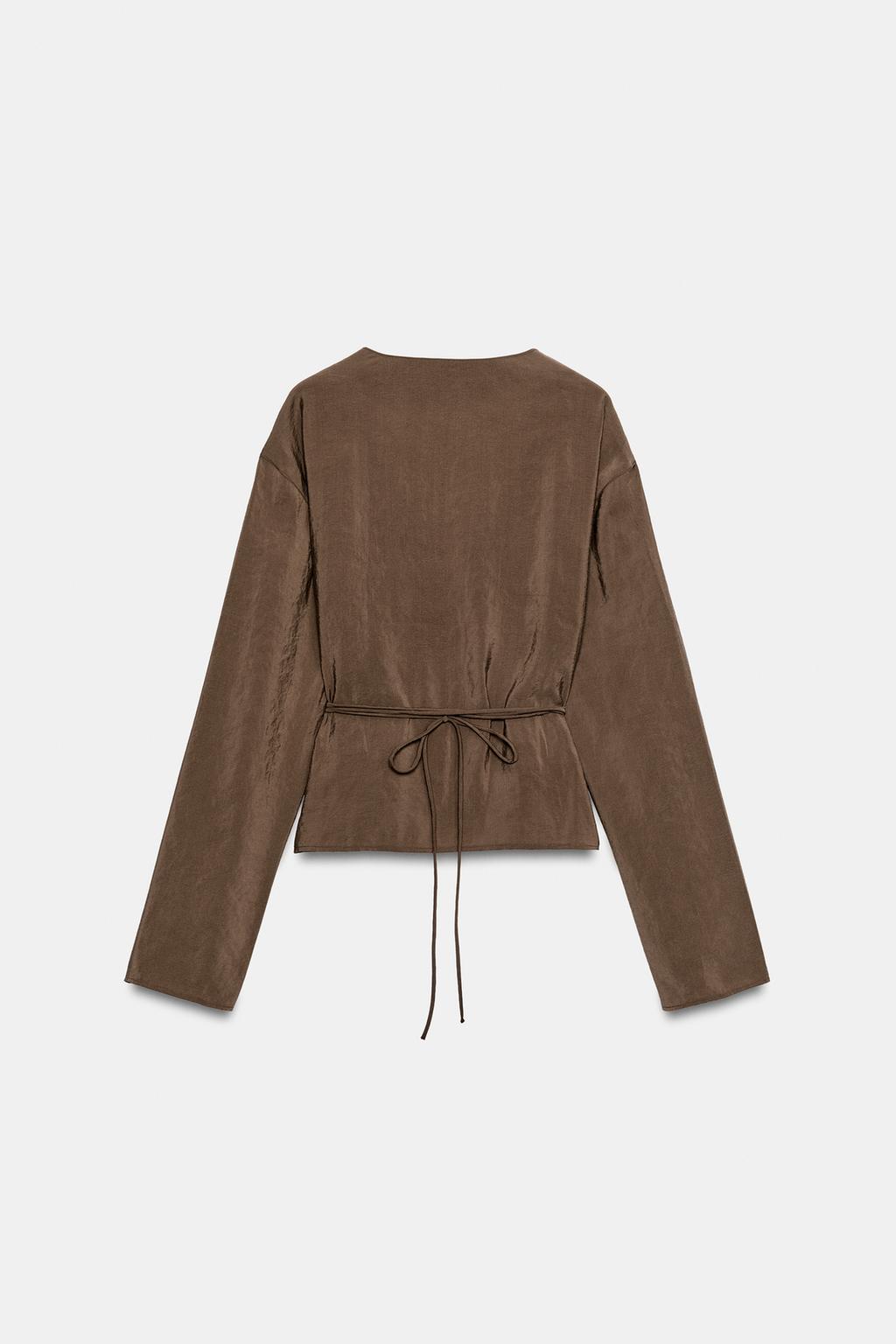 РУБАШКА-КИМОНО С ЗАПАХОМ