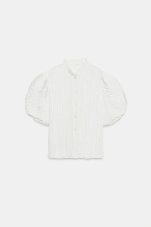 Плиссированная блуза Zw Collection- Заказать в России