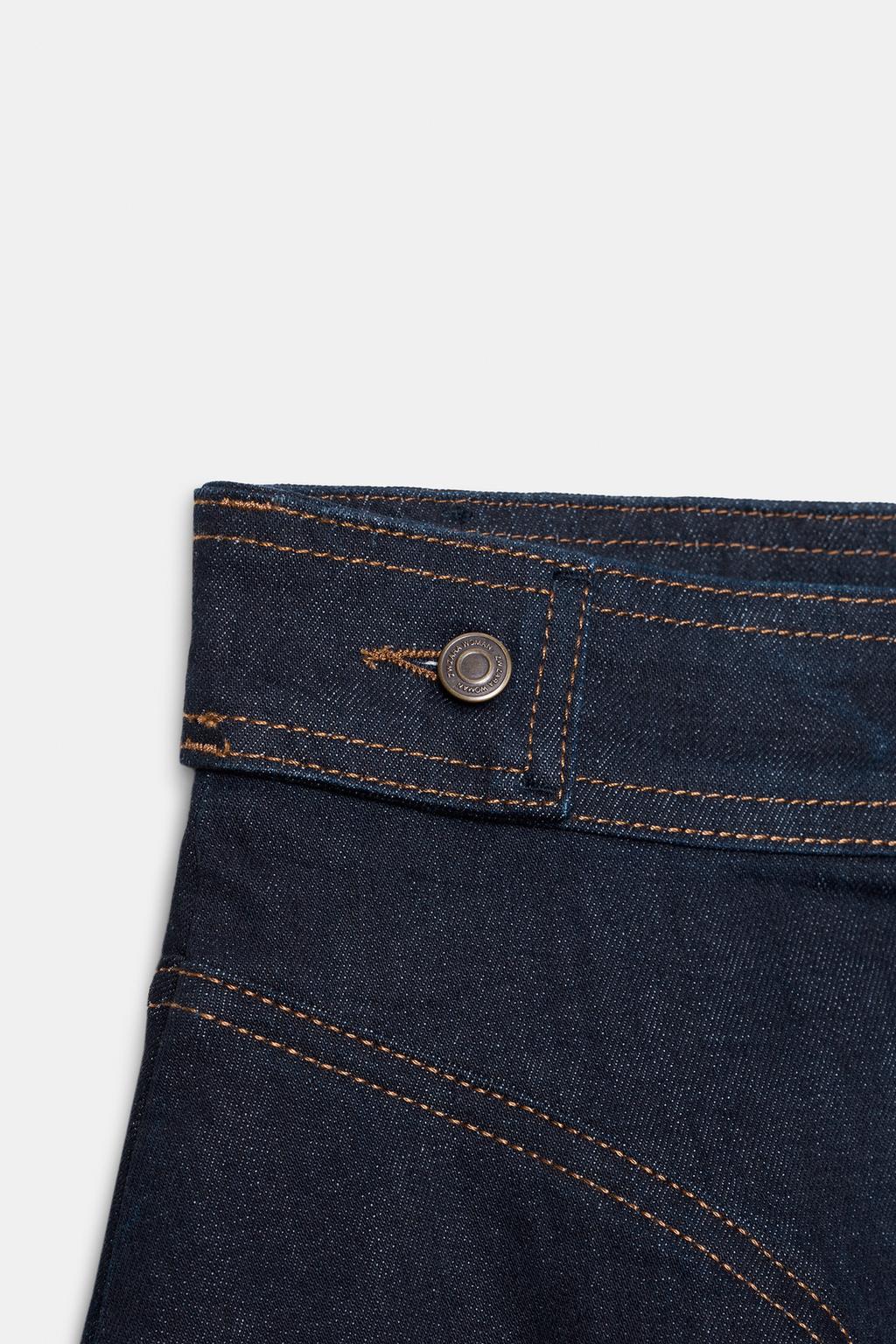 КОРОТКАЯ ДЖИНСОВАЯ ЮБКА — ZW COLLECTION