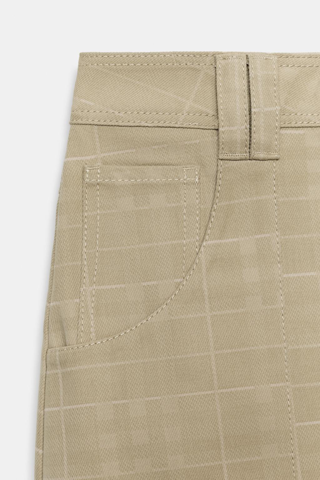 ЮБКА-ШОРТЫ В КЛЕТКУ