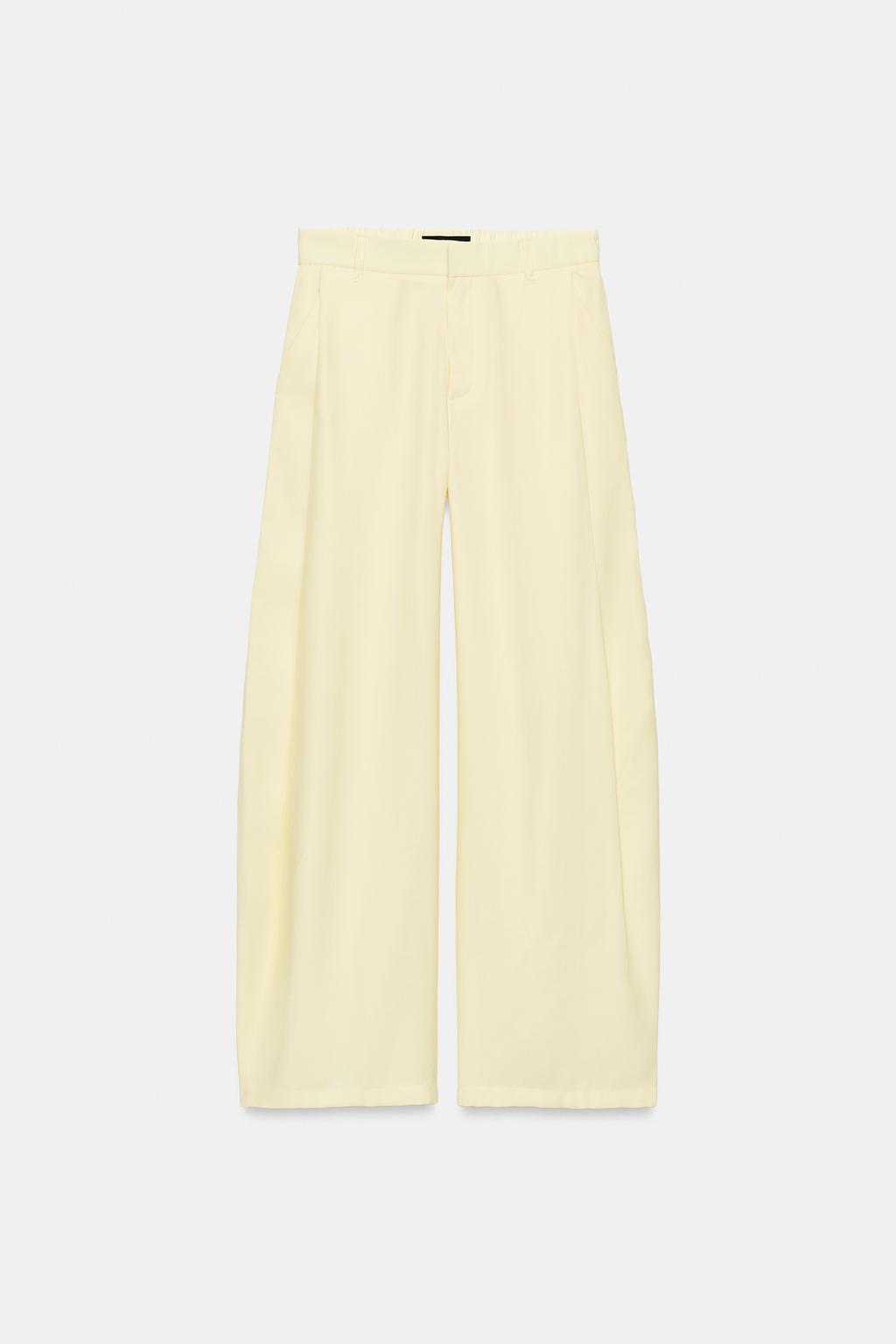 СТРУЯЩИЕСЯ БРЮКИ СО СКЛАДКАМИ