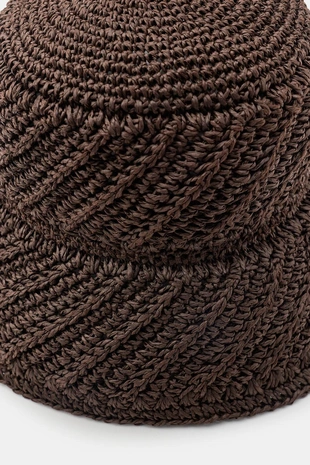 Плетеная шляпа из 100% бумаги- Заказать в России