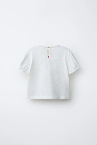 Футболка с цветочной вышивкой- Заказать в России