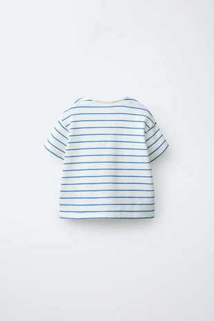 Майка в полоску с вышивкой «мандарин»- Заказать в России