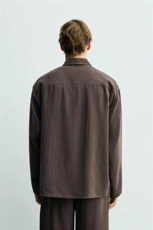 Мягкая струящаяся рубашка- Заказать в России