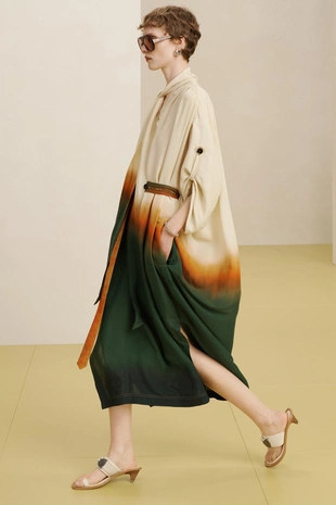 Платье миди с принтом- Заказать в России