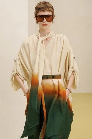 Платье миди с принтом- Заказать в России