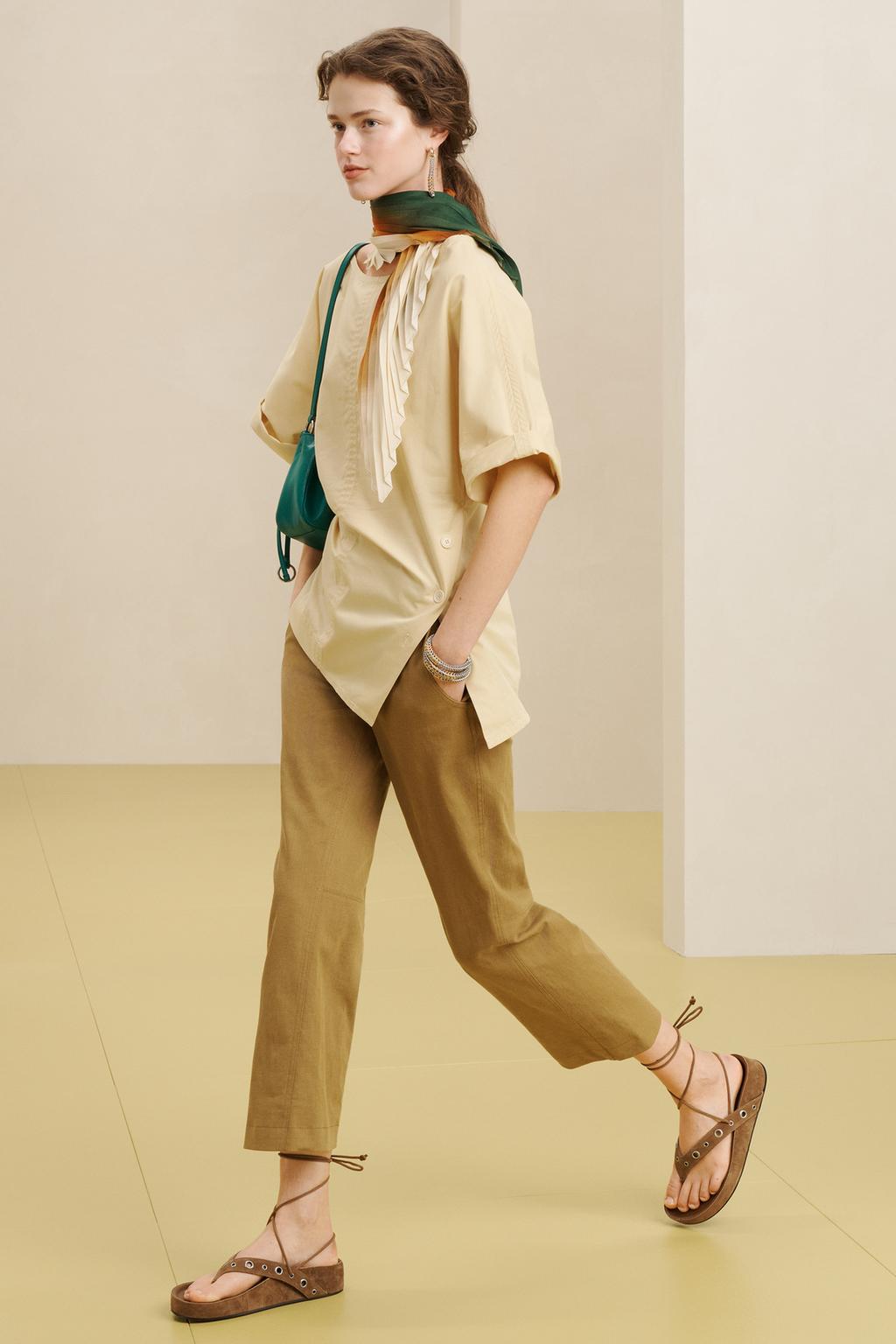 Хлопковая блузка 16