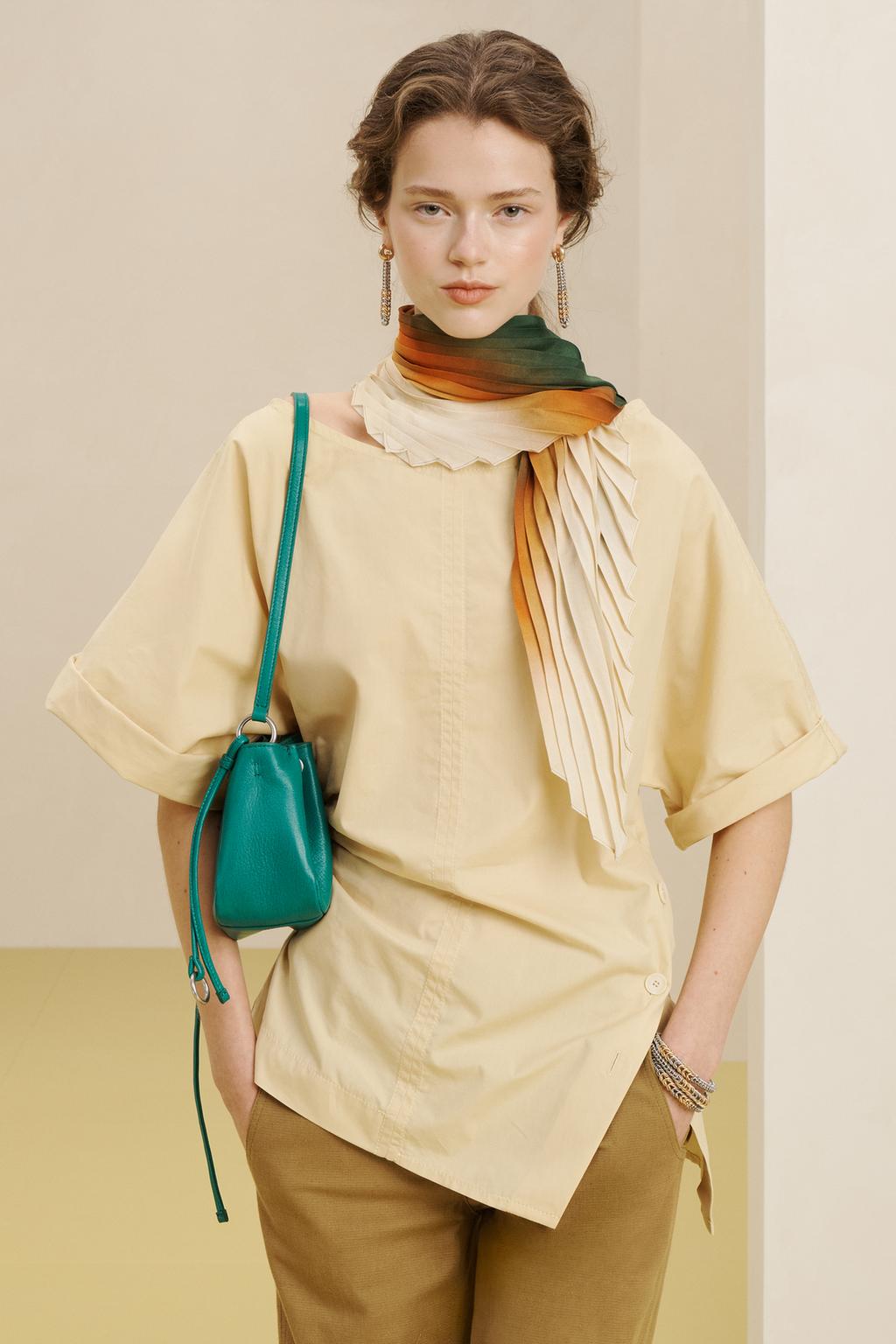 Хлопковая блузка 16