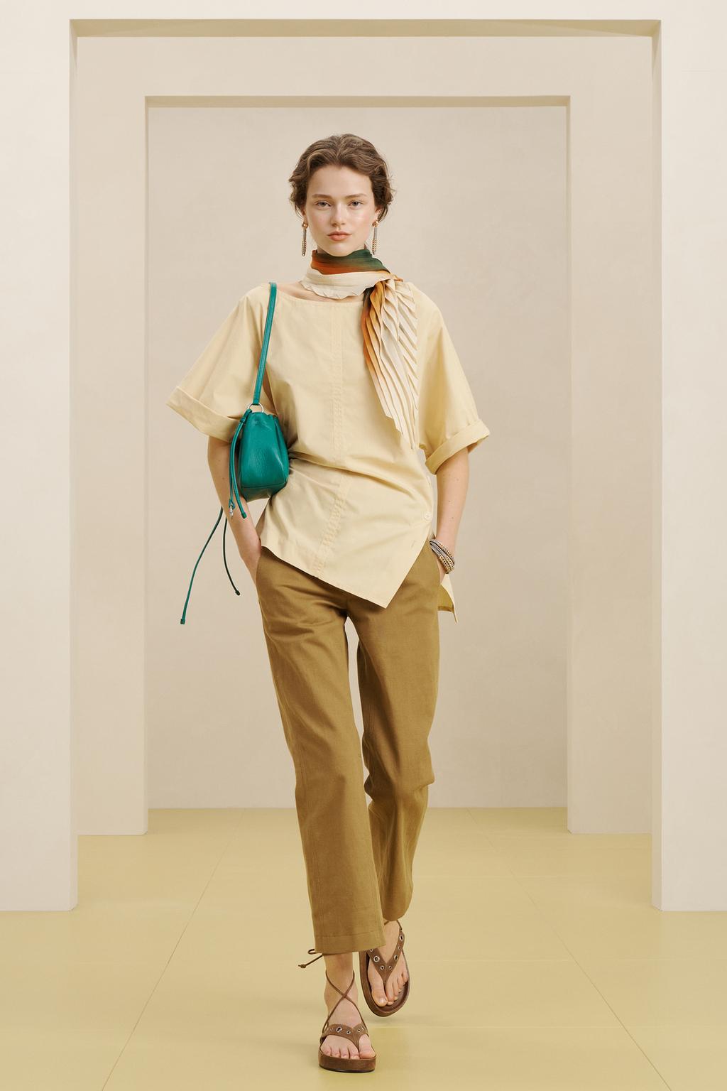 Хлопковая блузка 16