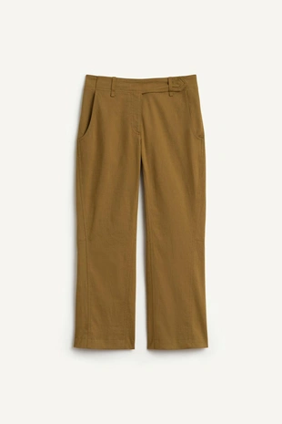 Узкие брюки из льна- Заказать в России