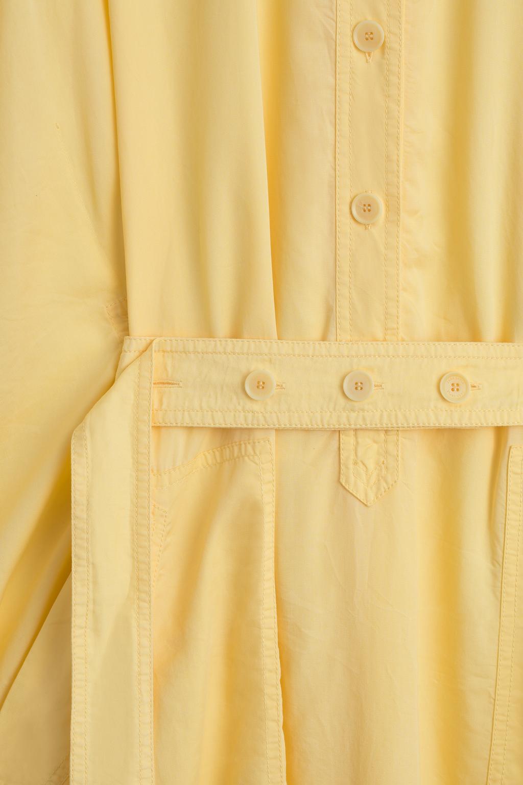 Платье миди с воротником и карманами