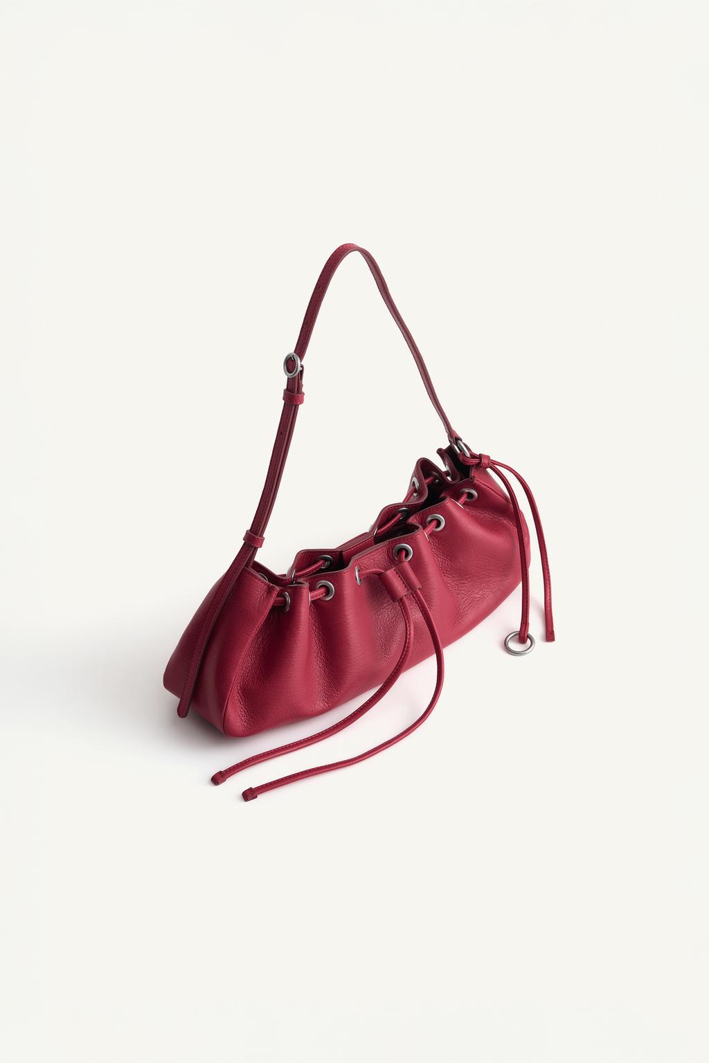 Кожаная сумка с регулируемым плечевым ремнем 17