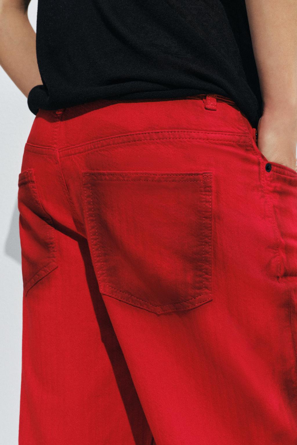 ДЖИНСЫ WIDE LEG С НИЗКОЙ ПОСАДКОЙ — ZW COLLECTION