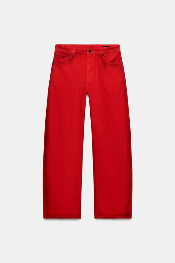 ДЖИНСЫ  С НИЗКОЙ ПОСАДКОЙ — коллекция Zara «ZW»