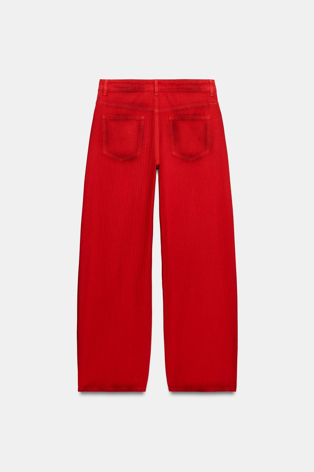 ДЖИНСЫ WIDE LEG С НИЗКОЙ ПОСАДКОЙ — ZW COLLECTION