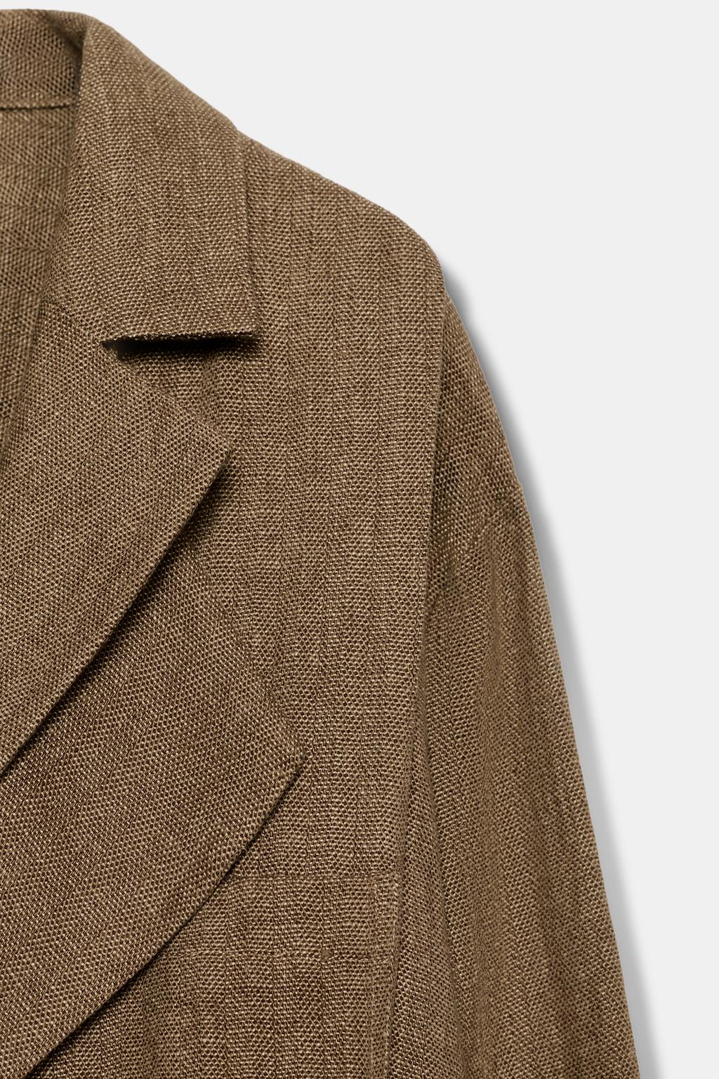 БОМБЕР ИЗ ЛЬНА С КАРМАНОМ — ZW COLLECTION