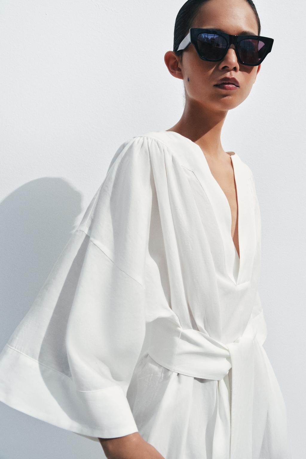 ПЛАТЬЕ-ТУНИКА С ПОЯСОМ — ZW COLLECTION