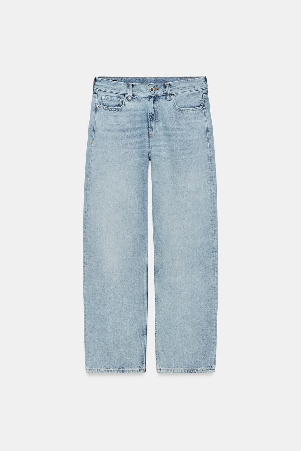 ДЖИНСЫ ПРЯМОГО КРОЯ С НИЗКОЙ ПОСАДКОЙ — ZW COLLECTION