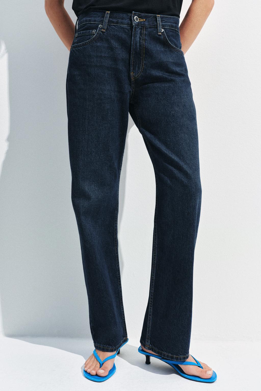 ДЖИНСЫ ПРЯМОГО КРОЯ С НИЗКОЙ ПОСАДКОЙ — ZW COLLECTION