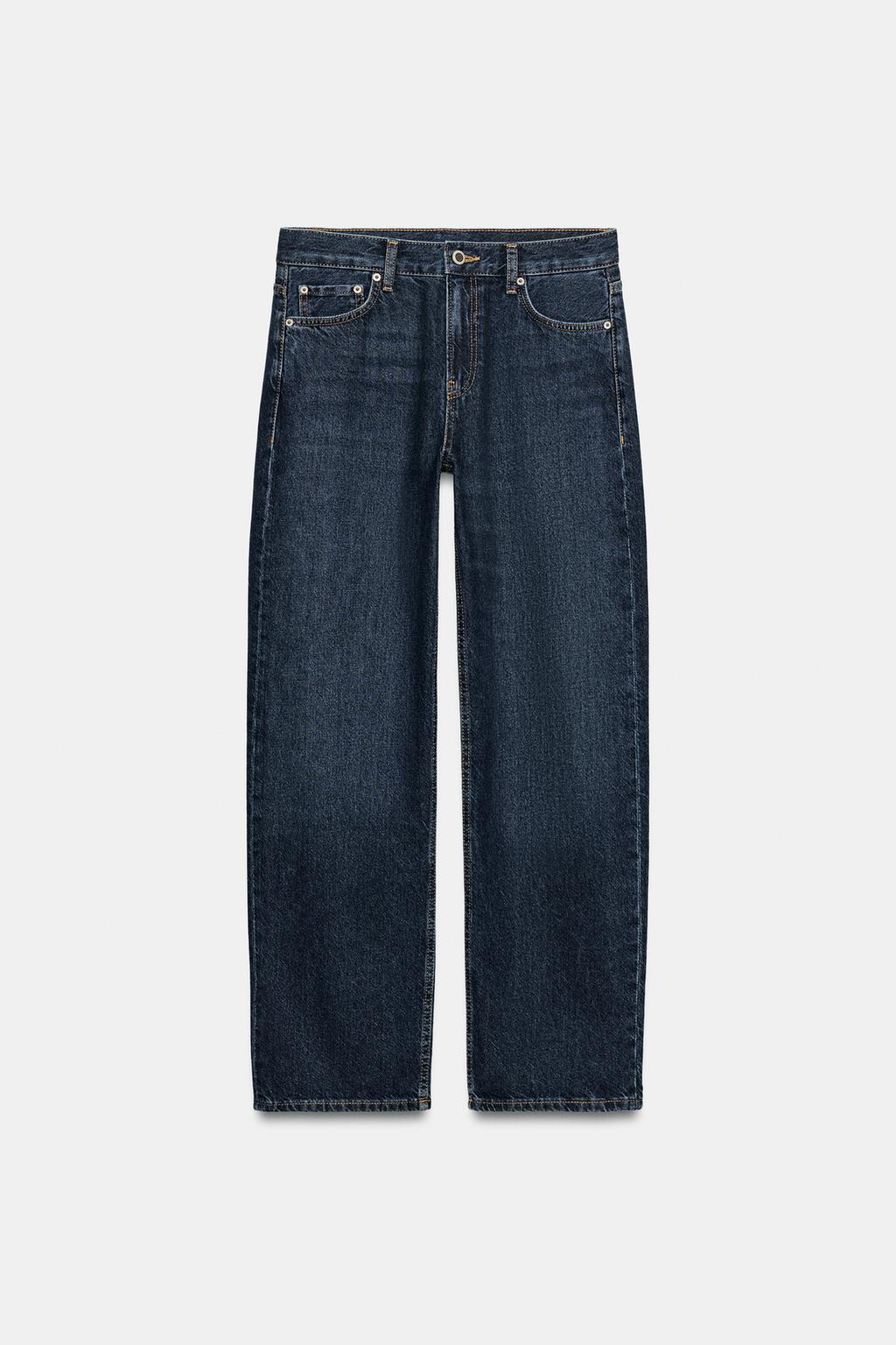 ДЖИНСЫ ПРЯМОГО КРОЯ С НИЗКОЙ ПОСАДКОЙ — ZW COLLECTION