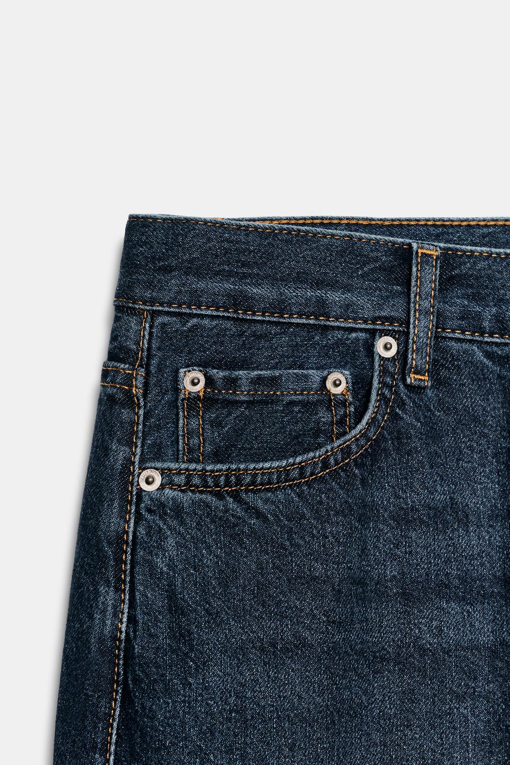 ДЖИНСЫ ПРЯМОГО КРОЯ С НИЗКОЙ ПОСАДКОЙ — ZW COLLECTION