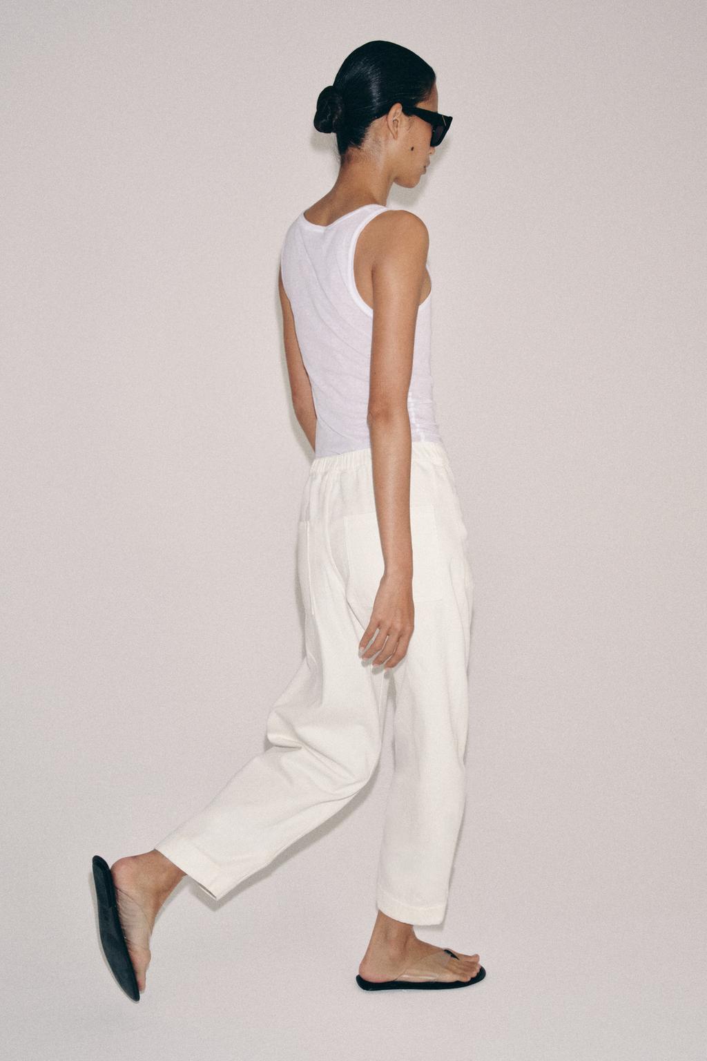 ДЖИНСЫ BARREL С КАРМАНАМИ — ZW COLLECTION