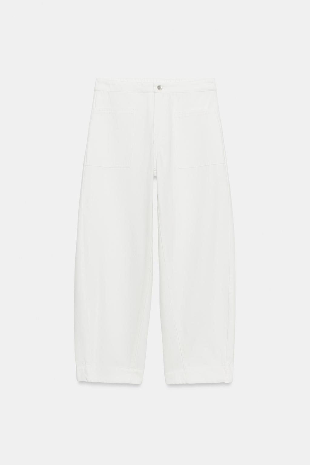 ДЖИНСЫ BARREL С КАРМАНАМИ — ZW COLLECTION