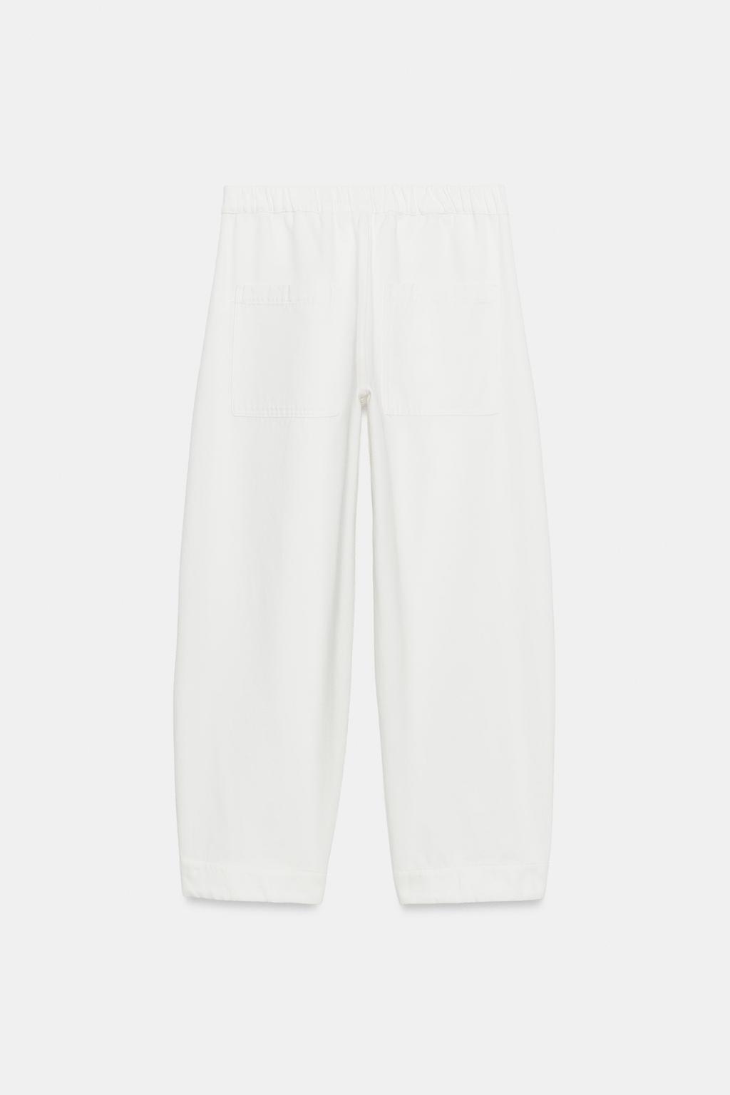 ДЖИНСЫ BARREL С КАРМАНАМИ — ZW COLLECTION