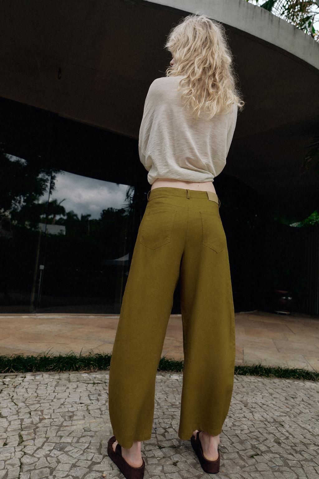 БРЮКИ BALLOON ИЗ ЛЬНА