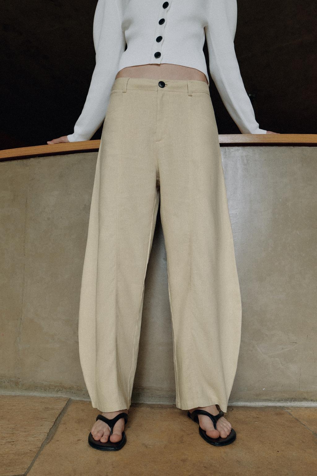 БРЮКИ BALLOON ИЗ ЛЬНА