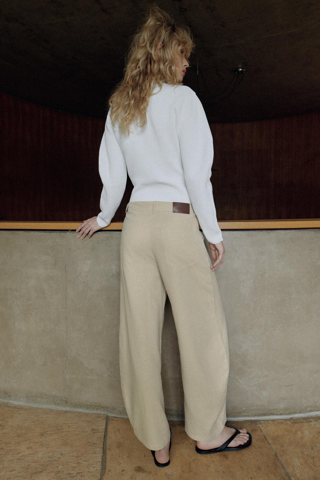 БРЮКИ BALLOON ИЗ ЛЬНА