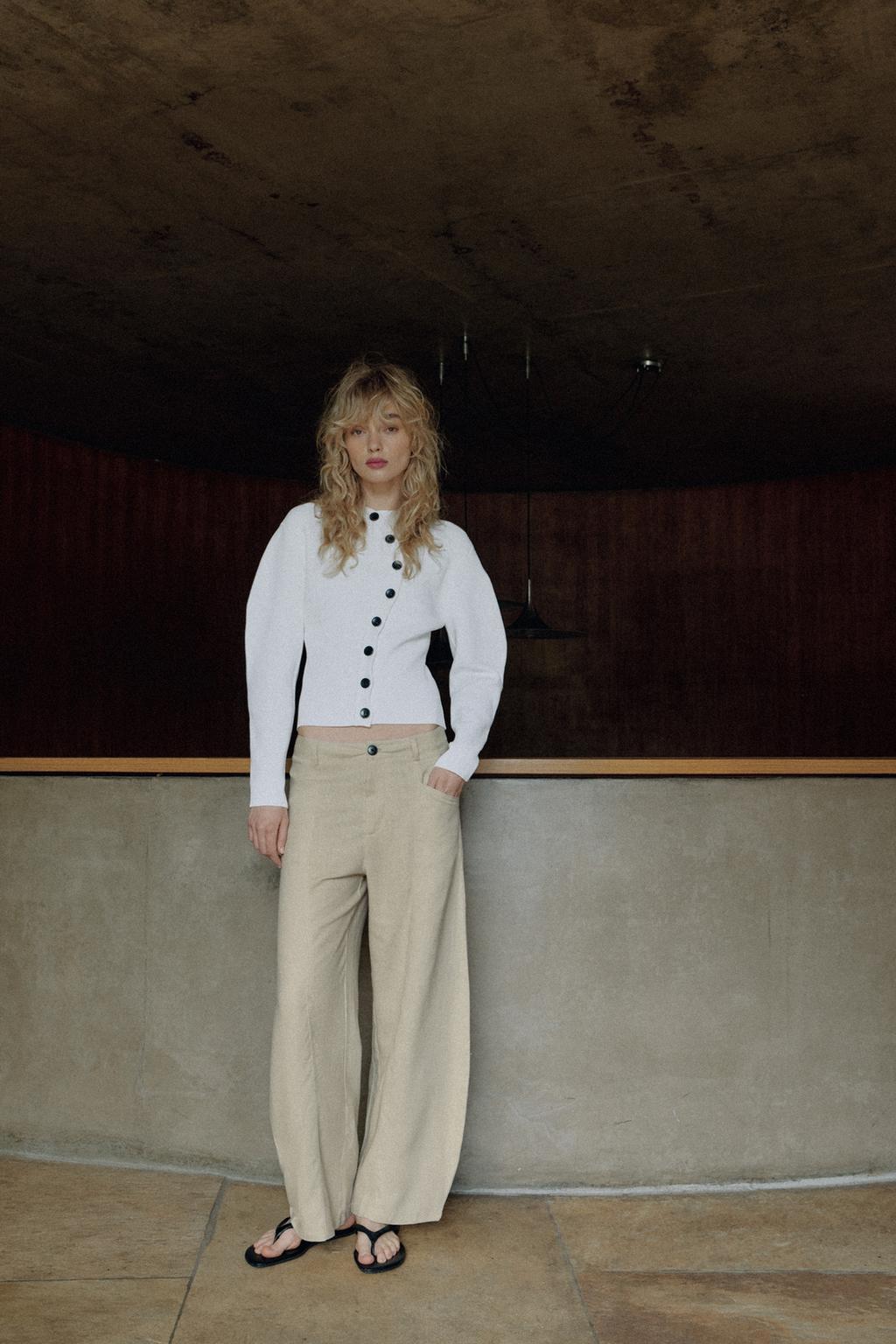 БРЮКИ BALLOON ИЗ ЛЬНА