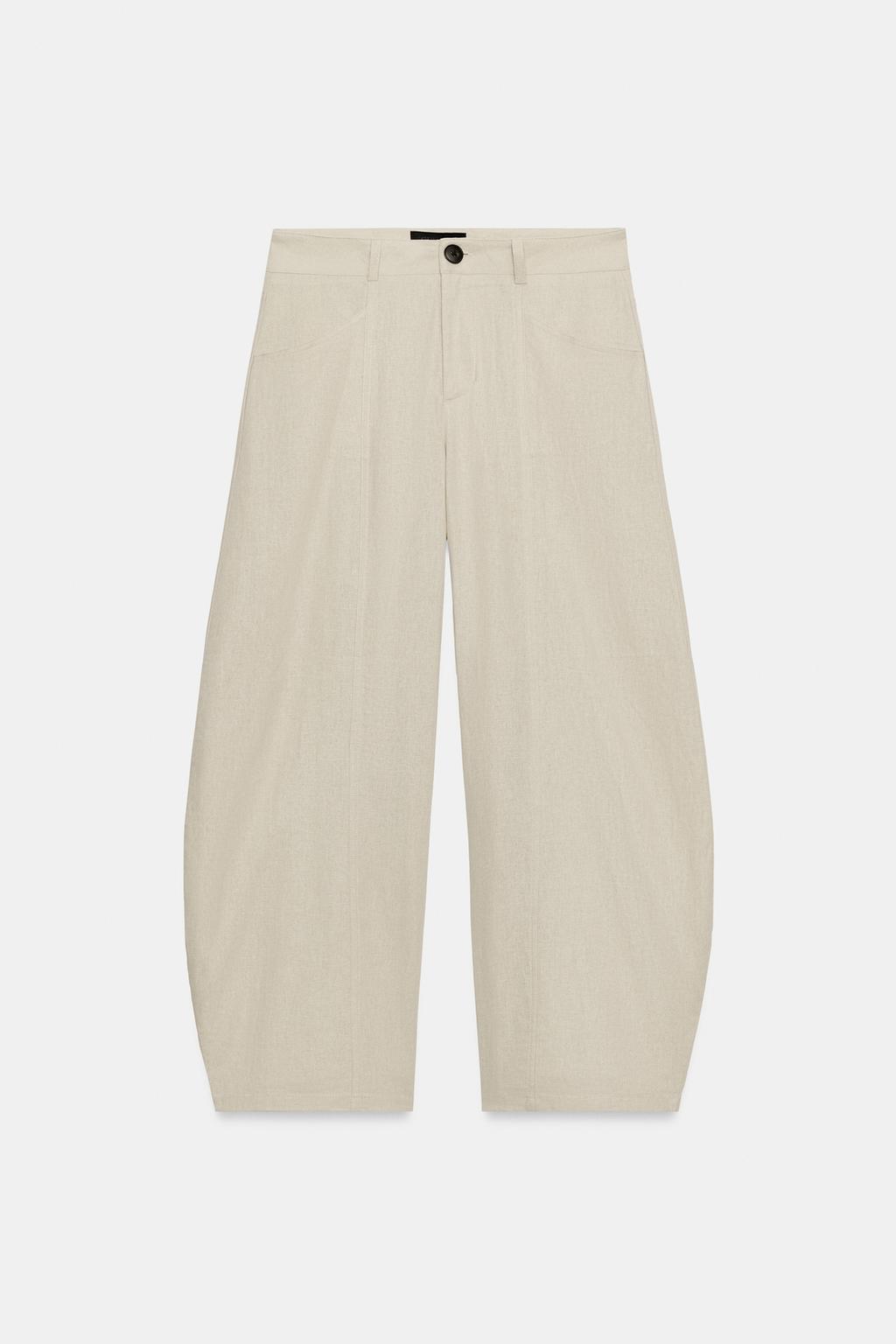 БРЮКИ BALLOON ИЗ ЛЬНА