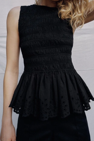 Топ с вафельной тканью- Заказать в России