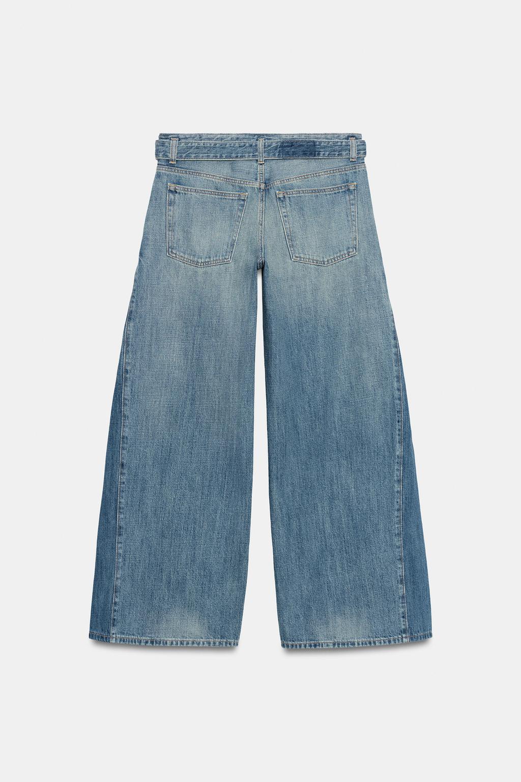 ДЖИНСЫ TRF СО СРЕДНЕЙ ПОСАДКОЙ И ПОЯСОМ