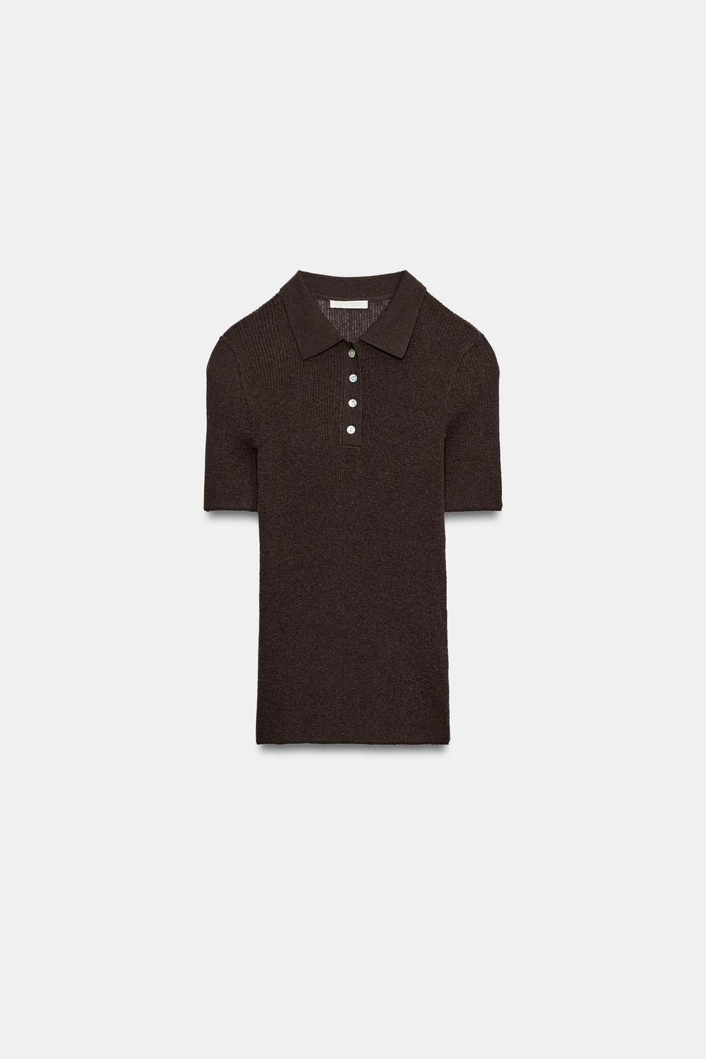 ПОЛО В СЕЛЬСКОМ СТИЛЕ С КОРОТКИМИ РУКАВАМИ