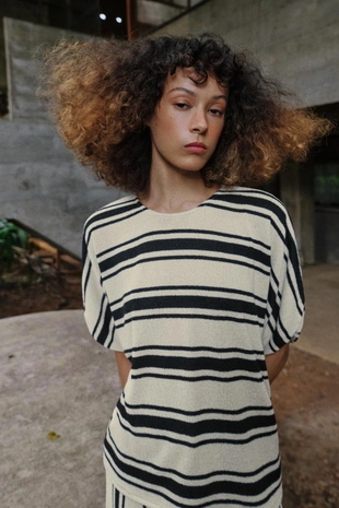 Топ в стиле рустик с рукавами-крылышками- Заказать в России