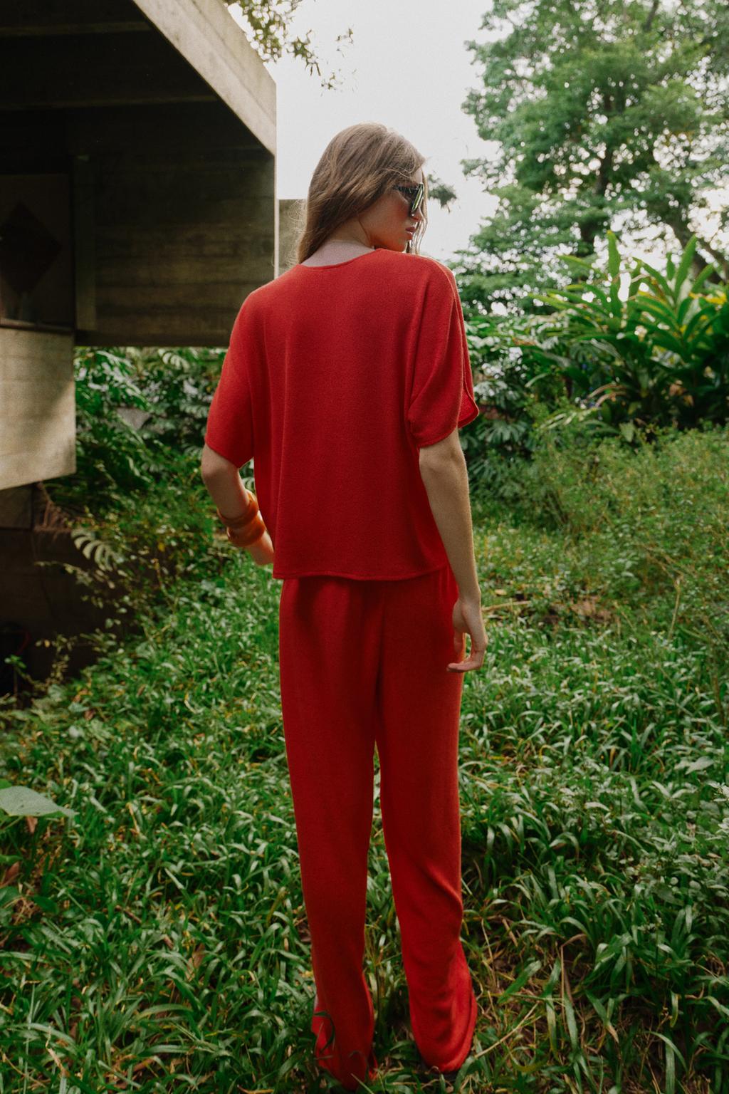 ТОП В СТИЛЕ РУСТИК С РУКАВАМИ-КРЫЛЫШКАМИ