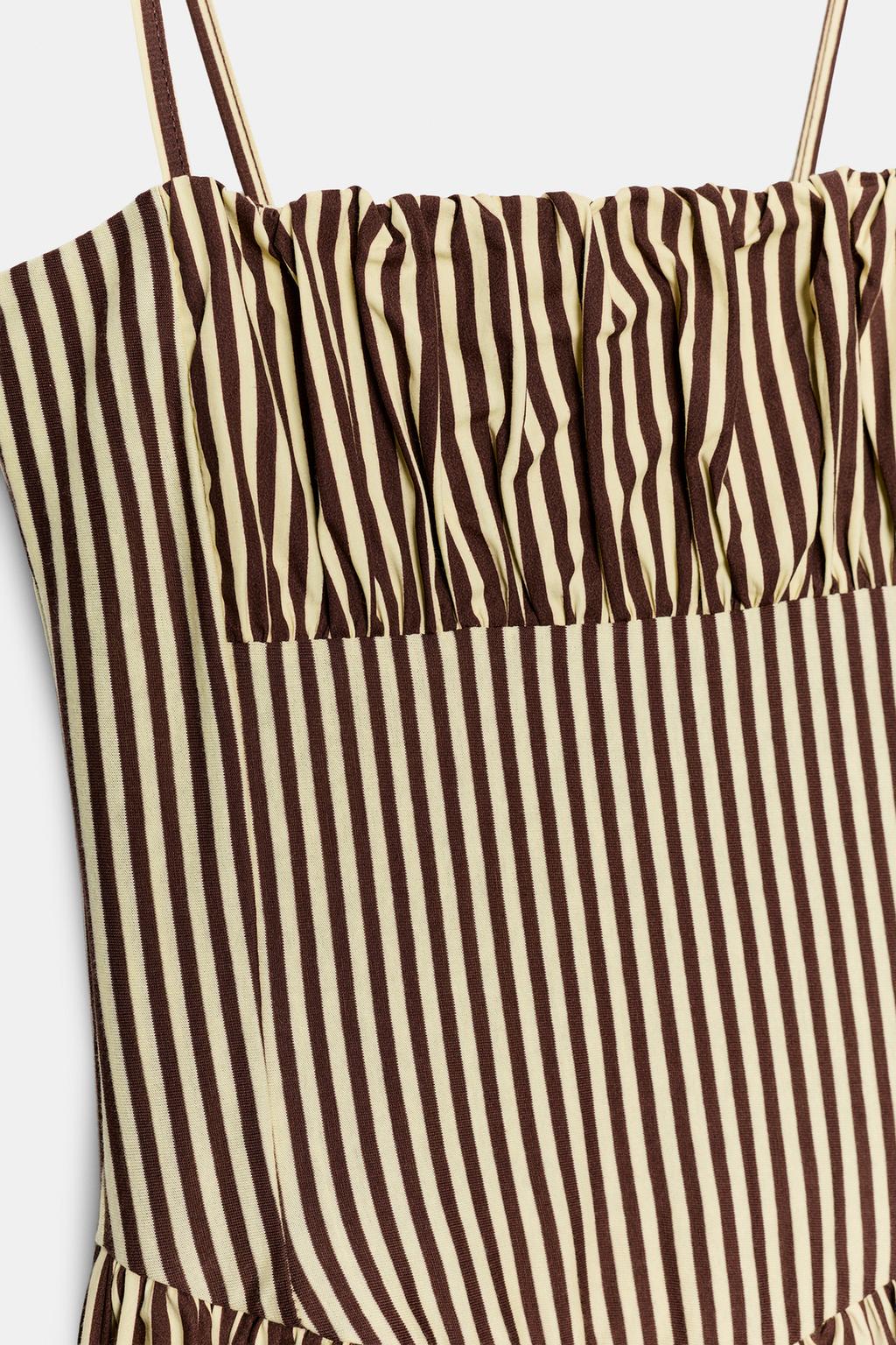 ПЛАТЬЕ В ПОЛОСКУ ИЗ ПОПЛИНА